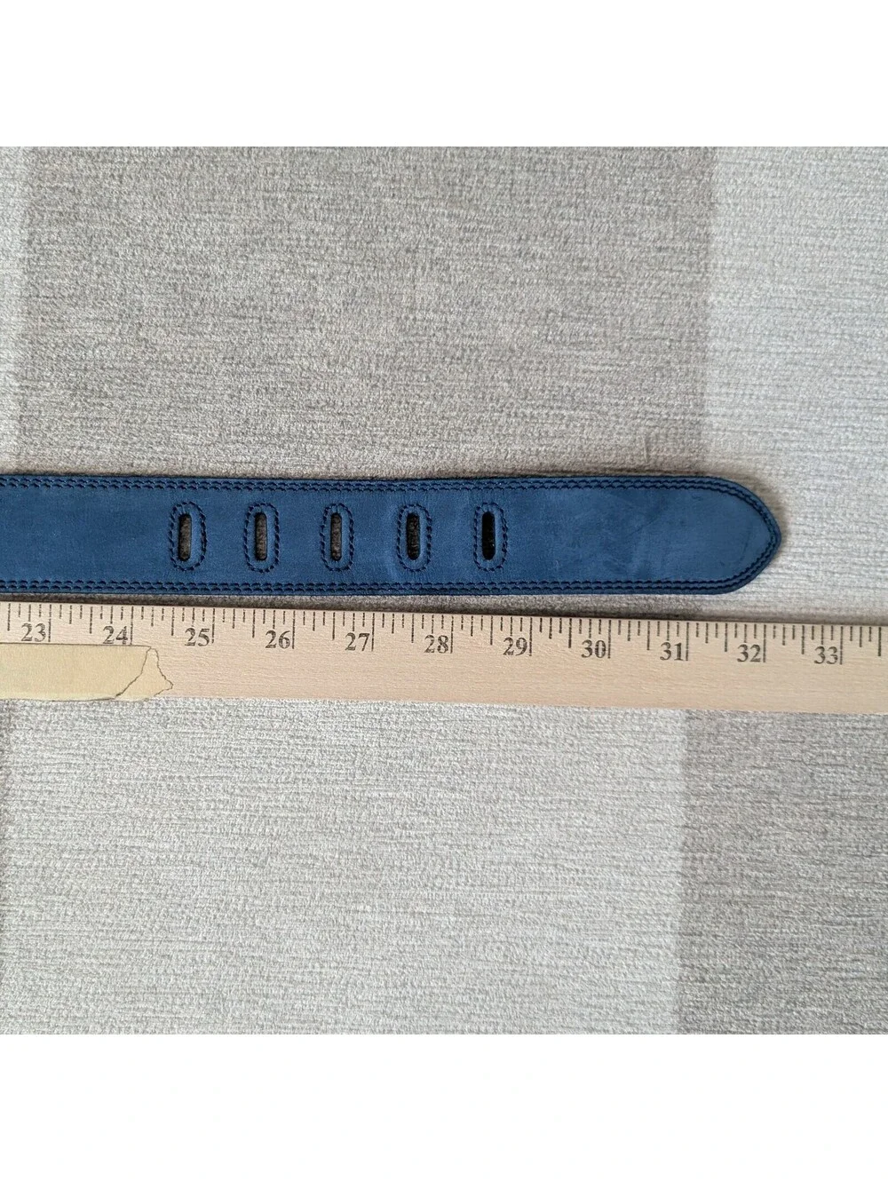 Vintage 90s nubuck leather belt w/ hammered silver buckle
